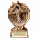 6" RELIGIOUS CROSS PARTICIPANT RESIN TROPHY ANTIQUE GOLD FINISH