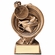 6" SWIMMING PARTICIPANT RESIN TROPHY ANTIQUE GOLD FINISH