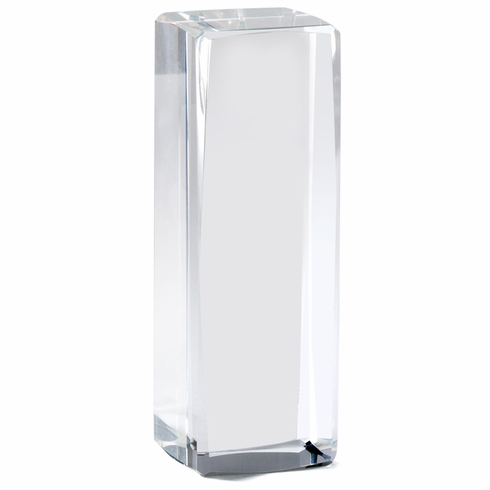 6 x 2 INCH OPTICAL CRYSTAL BEVELED EDGES TOWER AWARD