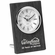 6 x 4 INCH GREY LEATHERETTE QUARTZ MOVEMENT DESK CLOCK