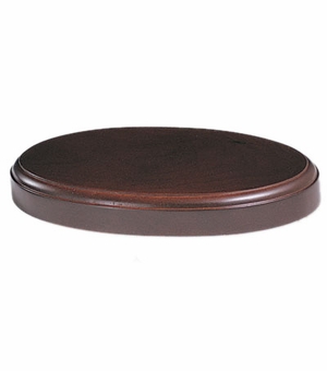 6 X 4 X 1 DARK OVAL BASE