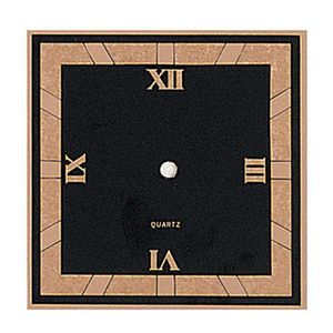 6 X 6 SCREENED CLOCK FACE