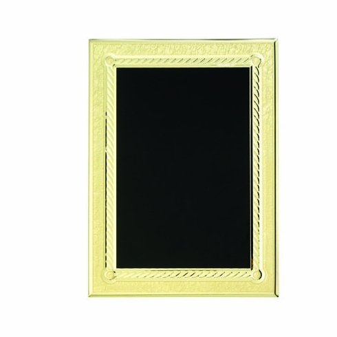 6 X 8 BLACK GOLD ALUM.PLATE