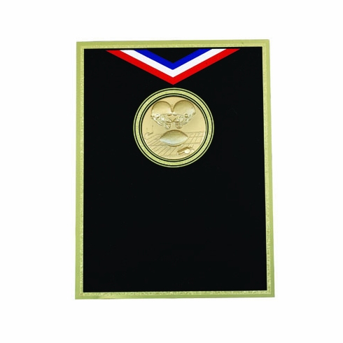 6 X 8 BLACK RIBBON PLATE