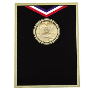 6 X 8 BLACK RIBBON PLATE