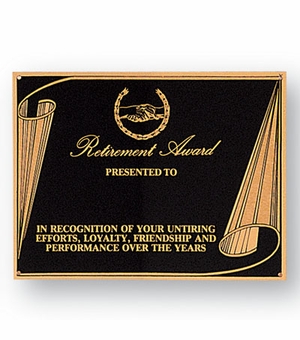 6 X 8 BLACK SCREENED PLATE