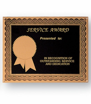 6 X 8 BLACK SCREENED PLATE