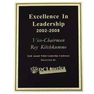 6 X 8 BLACK SCREENED PLATE - MULTIPLE COLORS