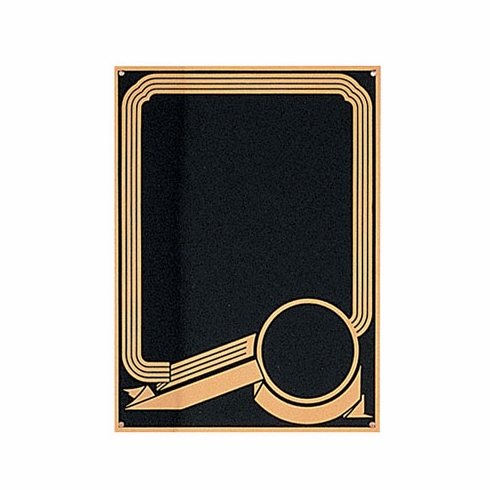 6 X 8 BLACK SCREENED PLATE