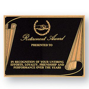 6 X 8 BLACK SCREENED PLATE