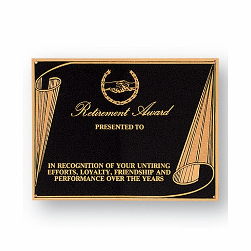 6 X 8 BLACK SCREENED PLATE