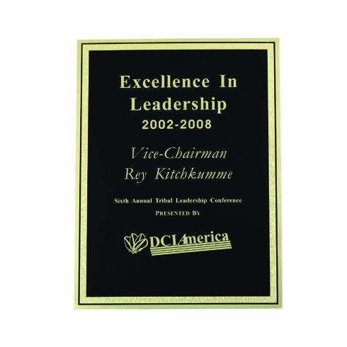 6 X 8 BLACK SCREENED PLATE - MULTIPLE COLORS