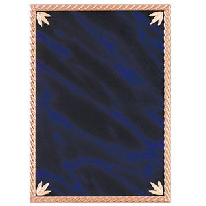 6 X 8 BLUE PLATE EMBOSSED