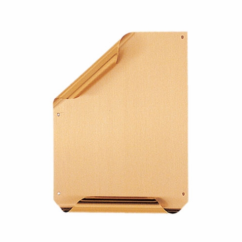 6 X 8 BRASS SCROLL PLATE