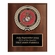 6 X 8 INCH DARK CHERRY FINISH PLAQUE WITH U.S. MARINE CORPS CAST STONE RESIN PLAQUE MOUNT