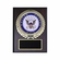 6 X 8 INCH DARK CHERRY FINISH PLAQUE WITH U.S. NAVY MEDALLION INSERT