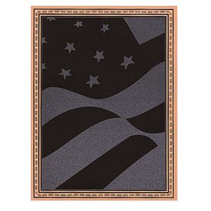 6 X 8 SCREENED FLAG PLATE