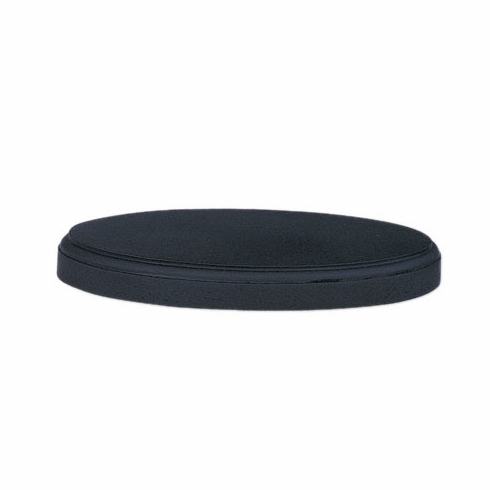 6 X 9-1/2 X 1 BLACK OVAL BASE