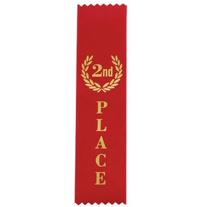 6TH PLACE PINK SATIN RIBBON