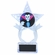 7-1/2 INCH CLEAR ACRYLIC SHOOTING STAR TROPHY WITH VAMPIRE INSERT