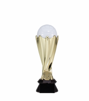 7-1/2 INCH PLASTIC SCULPTURED VOLLEYBALL TROPHY