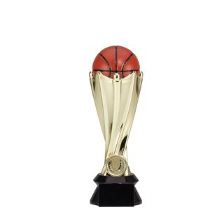 7-1/2 INCH PLASTIC SCULPTURED BASKETBALL TROPHY