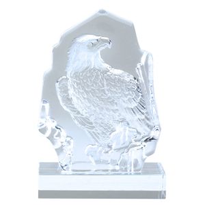 7-1/2 INCH SCULPTED EAGLE GLASS AWARD