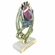7-1/4 INCH FULL COLOR MODELED FOOTBALL TROPHY ON MARBLE BASE
