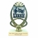 7-1/4 INCH FULL COLOR MODELED MUSIC TROPHY ON MARBLE BASE