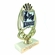 7-1/4 INCH FULL COLOR MODELED MUSIC TROPHY ON MARBLE BASE