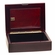 7-1/4 x 5-1/4 x 2-1/2 INCH ROSEWOOD PIANO FINISH PHOTO KEEPSAKE BOX