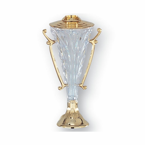 7-3/8 CRYSTAL ACRYLIC CUP, LID