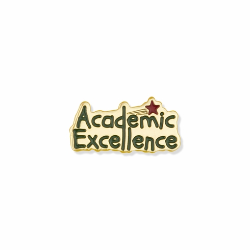 7/8 INCH ACADEMIC EXCELLENCE LAPEL PIN