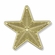 7/8 INCH BRIGHT GOLD 3D TEXTURED STAR LAPEL PIN