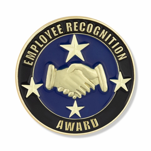 7/8 INCH EMPLOYEE RECOGNITION AWARD LAPEL PIN