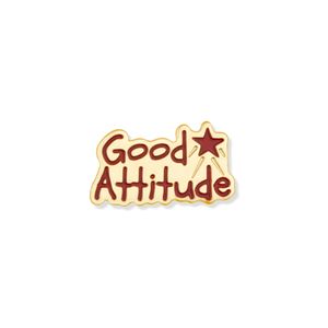 7/8 INCH GOOD ATTITUDE LAPEL PIN