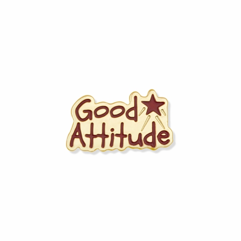 7/8 INCH GOOD ATTITUDE LAPEL PIN
