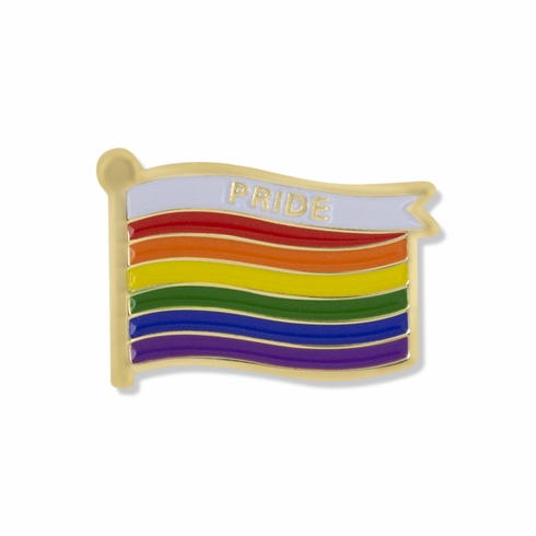 7/8 INCH PRIDE FLAG LAPEL PIN