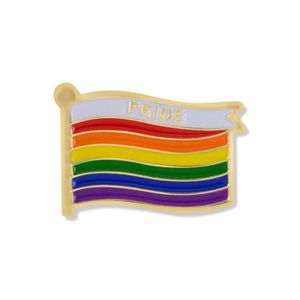 7/8 INCH PRIDE FLAG LAPEL PIN
