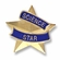 7/8 INCH SCIENCE STAR LAPEL PIN