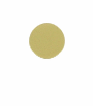 7/8 SATIN BRASS DISC