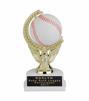 7 INCH BASEBALL SPINNER TROPHY