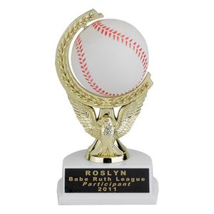 7 INCH BASEBALL SPINNER TROPHY