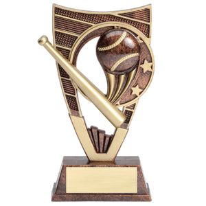 7 INCH BASEBALL SPORT THEME TROPHY WITH WEIGHTED PLASTIC