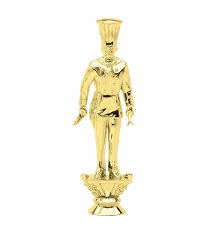 7 INCH GOLD PLASTIC CHEF TROPHY FIGURE
