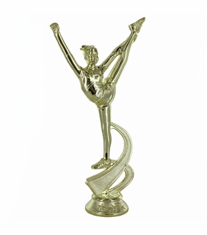 7 INCH GOLD PLASTIC DANCE SQUAD FIGURE