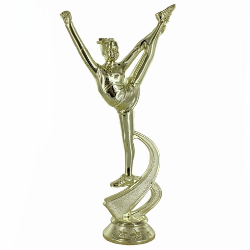 7 INCH GOLD PLASTIC DANCE SQUAD FIGURE