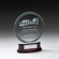 7 INCH ROUND BEVELED GLASS AWARD 