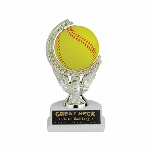 7 INCH SOFTBALL SPINNER TROPHY