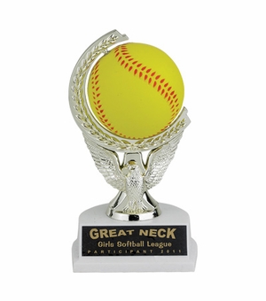 7 INCH SOFTBALL SPINNER TROPHY